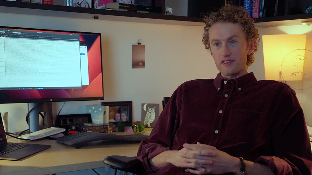 ファクトチェック部を率いるファーガス・マッキントッシュ氏。