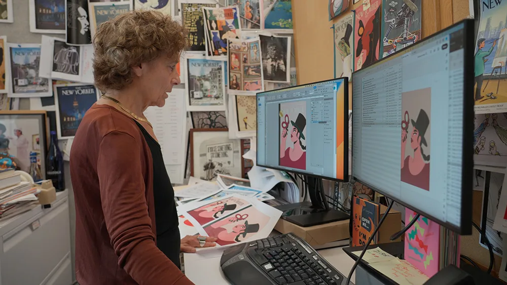 『ザ・ニューヨーカー』のアート・ディレクター(エディター)のフランソワーズ・ムーリー。